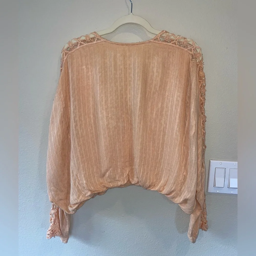 Free People Runaway Crochet Blouse - Picture 5 of 9